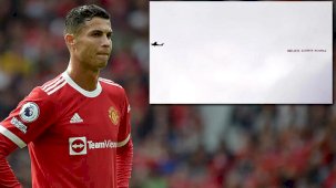 Ronaldo'nun dönüşü muhteşem oldu Portekizli yıldıza pankartlı protesto yapıldı