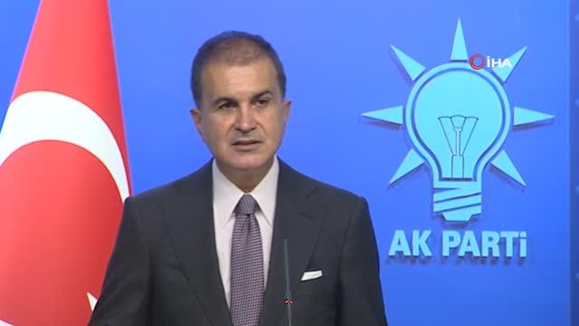 AK Parti Sözcüsü Çelik: "Mavi vatanda her türlü bedeli öderiz, her türlü mücadeleyi veririz"
