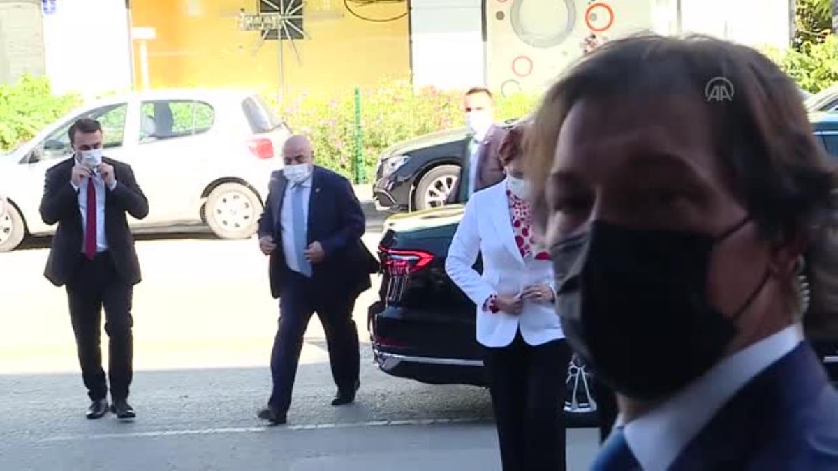 Akşener, Gelecek Partisi Genel Başkanı Davutoğlu&#039;nu ziyaret etti