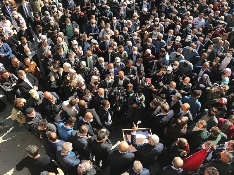 Bayburt'ta Binali Yıldırım izdihamı