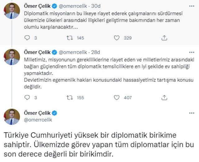 Büyükelçilerin geri adımına AK Parti'den ilk yorum: Cumhurbaşkanımız güçlü bir duruş gösterdi