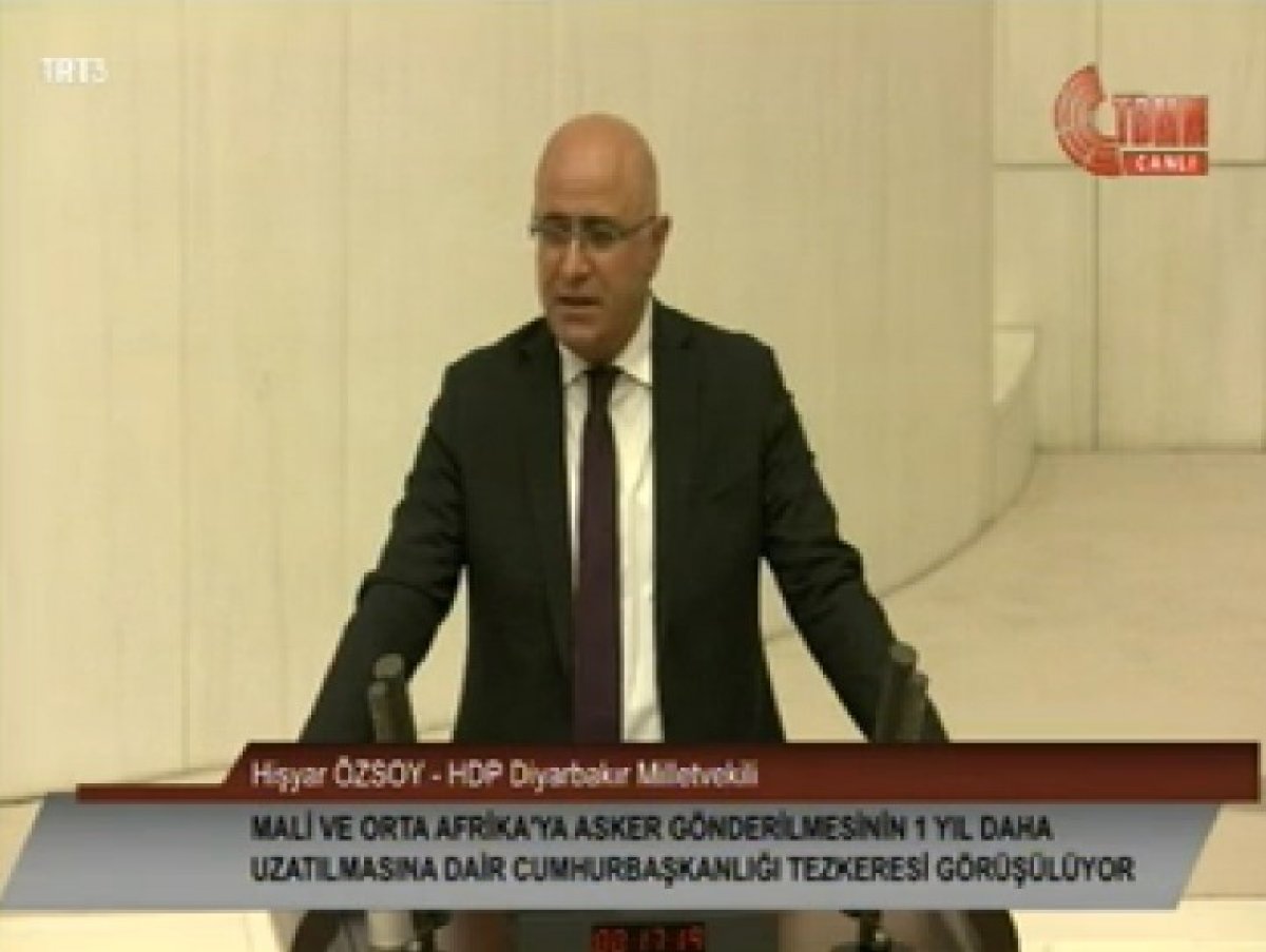 HDP'den tezkere savunması: Türkiye Afrika'da Fransa'nın yerini almaya çalışmasın