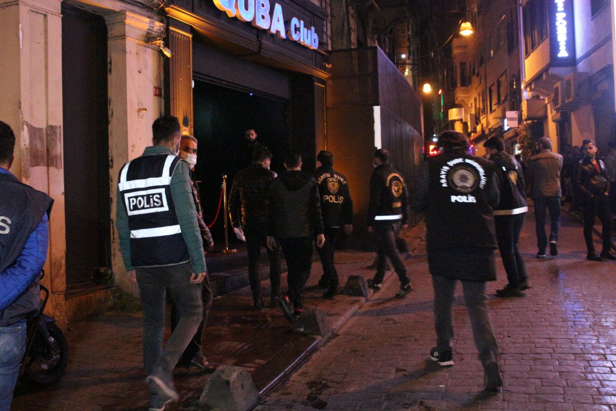 İstanbul'da eğlence mekanlarına denetim yapıldı
