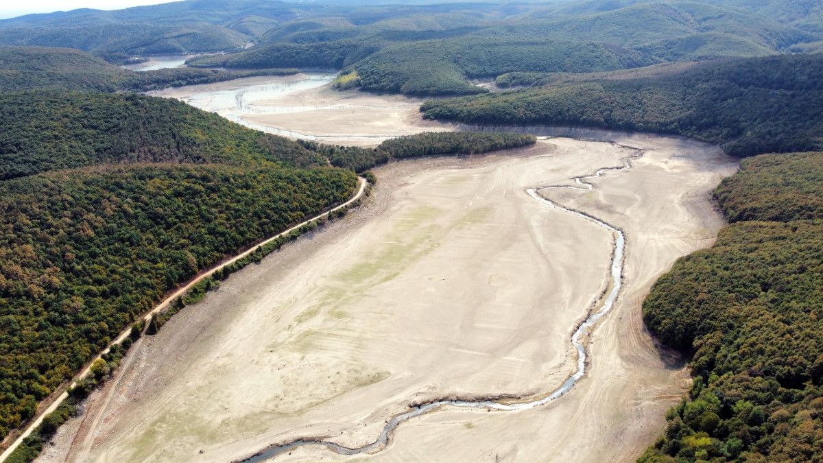 İstanbul'un suyunu karşılayan 10 barajın ortalaması yüzde 50,51
