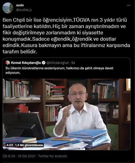 Kılıçdaroğlu'nun 'tehdit' videosundaki üslubu gençlerin tepkisini çekti