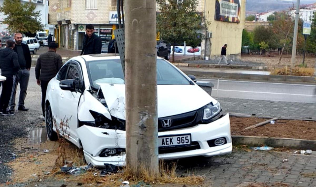 Kovancılar&#039;da Trafik Kazası : 1 Yaralı!