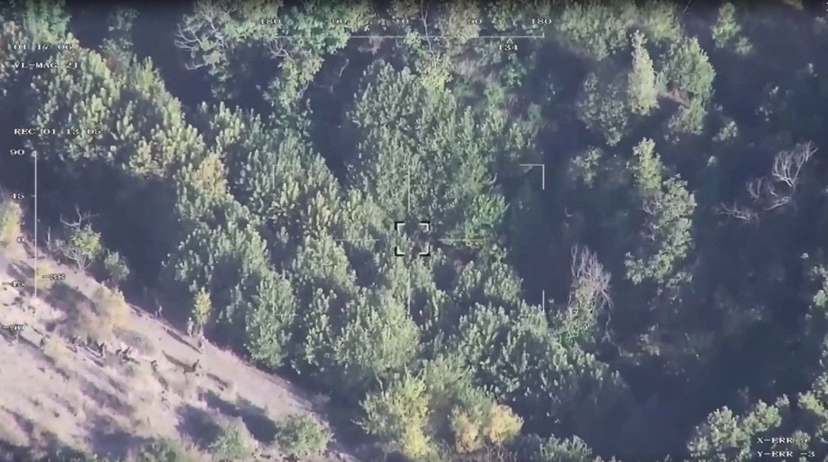 Mardin'de 2 teröristin etkisiz hale getirilme anı UÇBEY İHA kamerasında