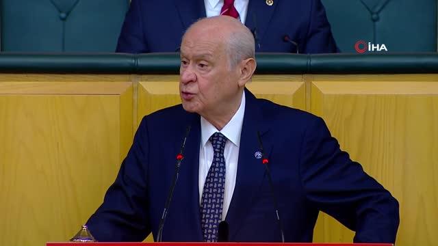 MHP Lideri Bahçeli: "Türkiye'de Kürt sorunu yoktur. Kürt kardeşlerimi sorun olarak gören CHP vardır, İP vardır, HDP vardır"