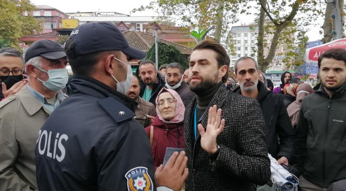 Rize’de aşı karşıtı polis tehdit etti: Açığa alınacağını biliyor musun