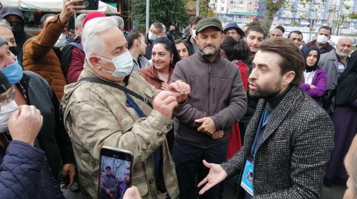 Rize’de aşı karşıtı polis tehdit etti: Açığa alınacağını biliyor musun