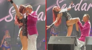 Serdar Ortaç şarkılarının yanı sıra dansıyla da dikkat çekti