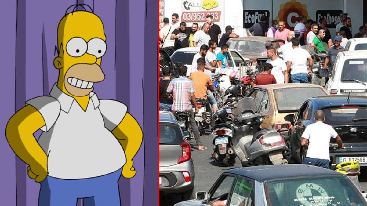 Simpsonlar Bunu da Boş Geçmedi ! Birleşik Krallık'taki Yakıt Krizini 11'yıl Önceki Yayınlanan Bölümde Göstermişler