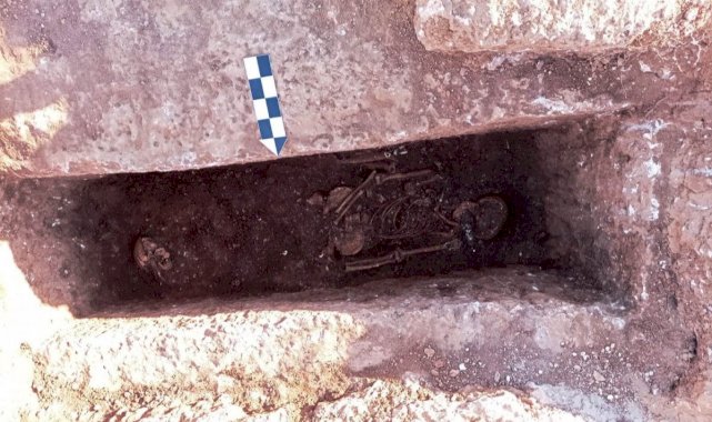 Adıyaman’da, Perre Antik Kenti’nde 1500 yıllık iskelet bulundu