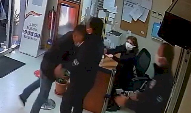 İzmir'de işlemi uzun süren hasta, güvenlik güçlerine saldırdı