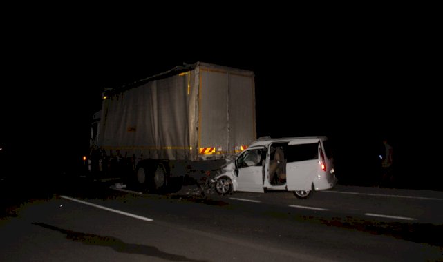 Konya'da zincirleme kaza: 1 ölü, 1 yaralı