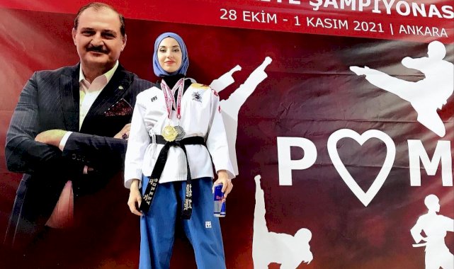 Kübra Dağlı üst üste 4. kez Türkiye Şampiyonu