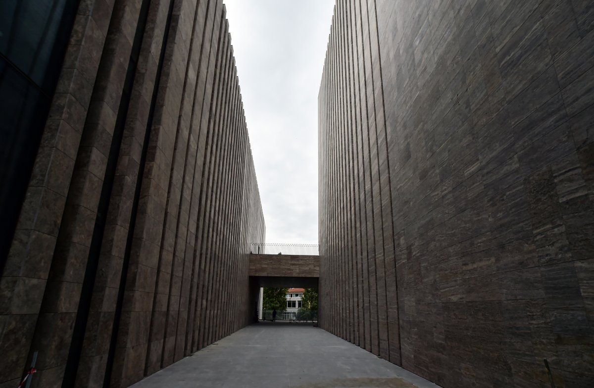 Taksim'deki AKM'nin, açılışa yakın son hali görüntülendi