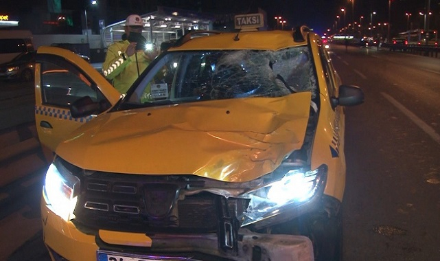 Ticari Taksinin Çarptığı Yaya Hayatını Kaybetti!