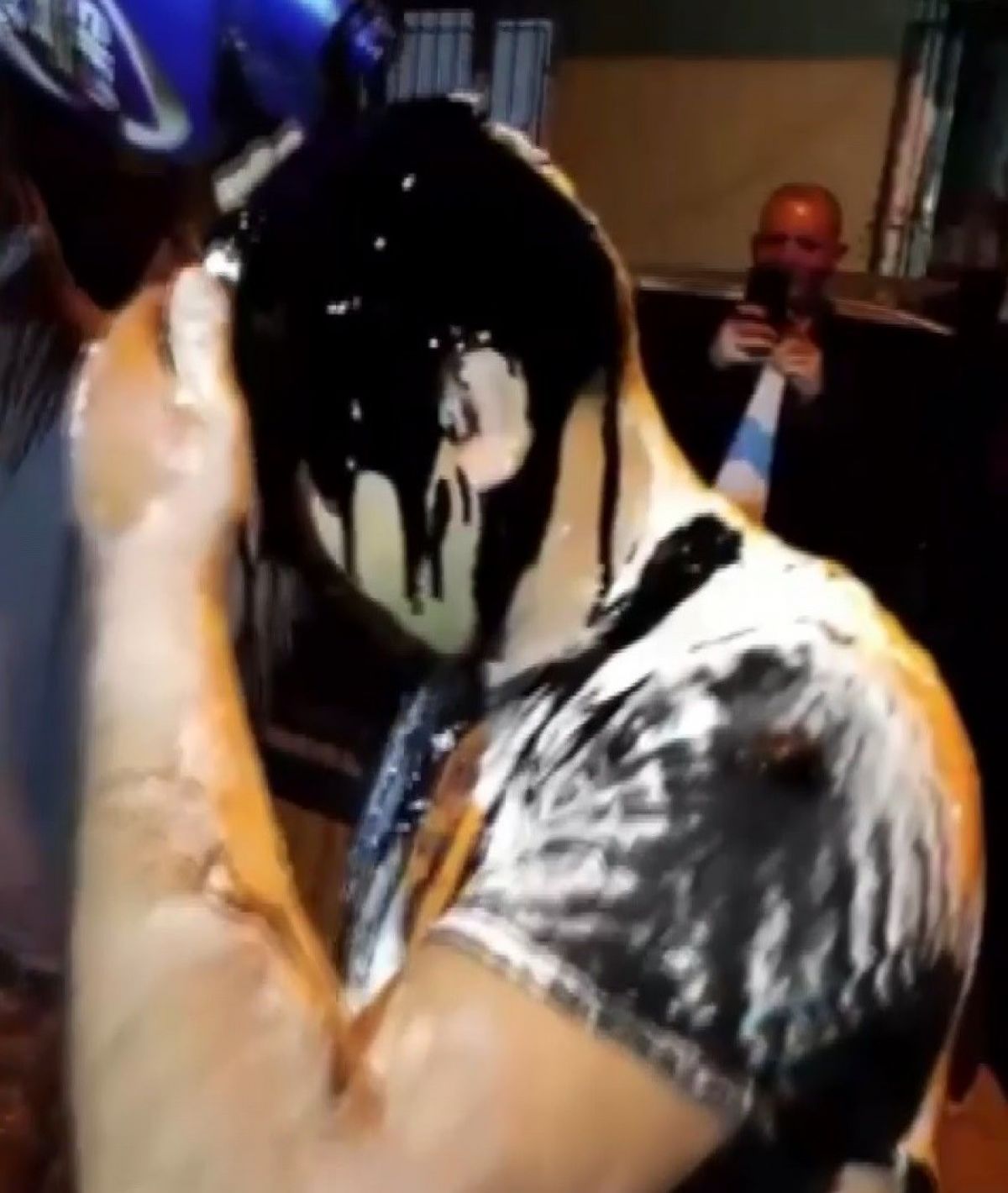 Bursa’da damatlara yapılan eziyetler kamerada