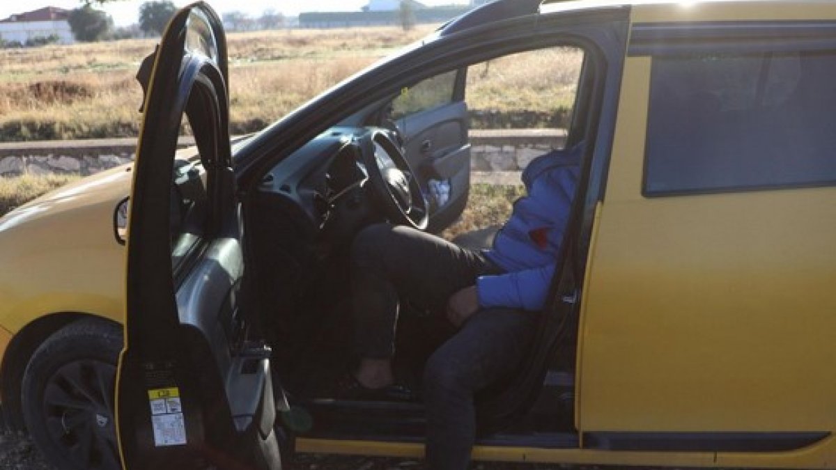 Denizli'de darbedildğini ve gasbedildiğini iddia eden taksicinin oyunu bozuldu