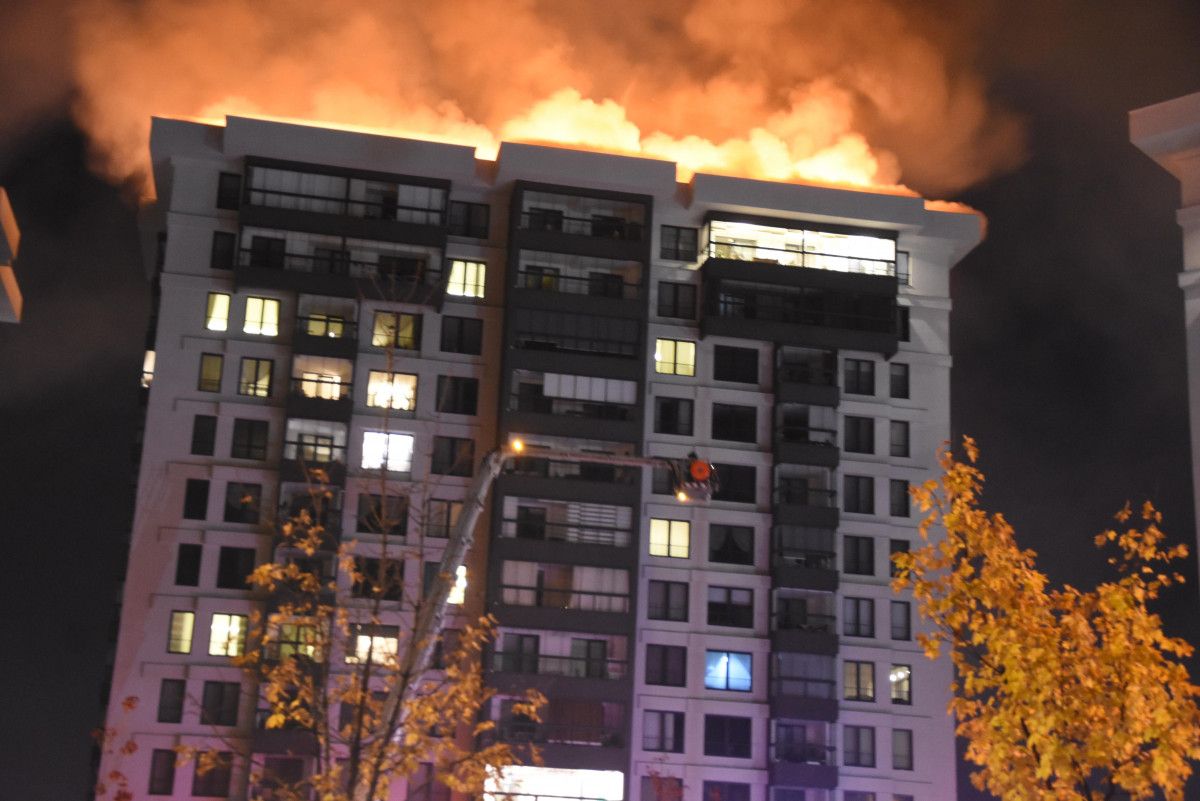Eskişehir'de işten çıkarılan kapıcı, kaldığı binada yangın çıkardı