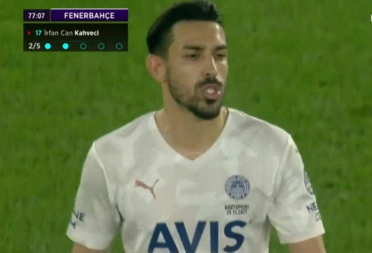 Fenerbahçe - Göztepe maçında şoke eden anlar! İrfan Can Kahveci'den büyük tepki!