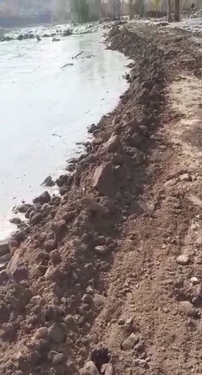 Giresun’daki çöken atık barajından, yaklaşık 5 bin ton kimyasal yayıldı