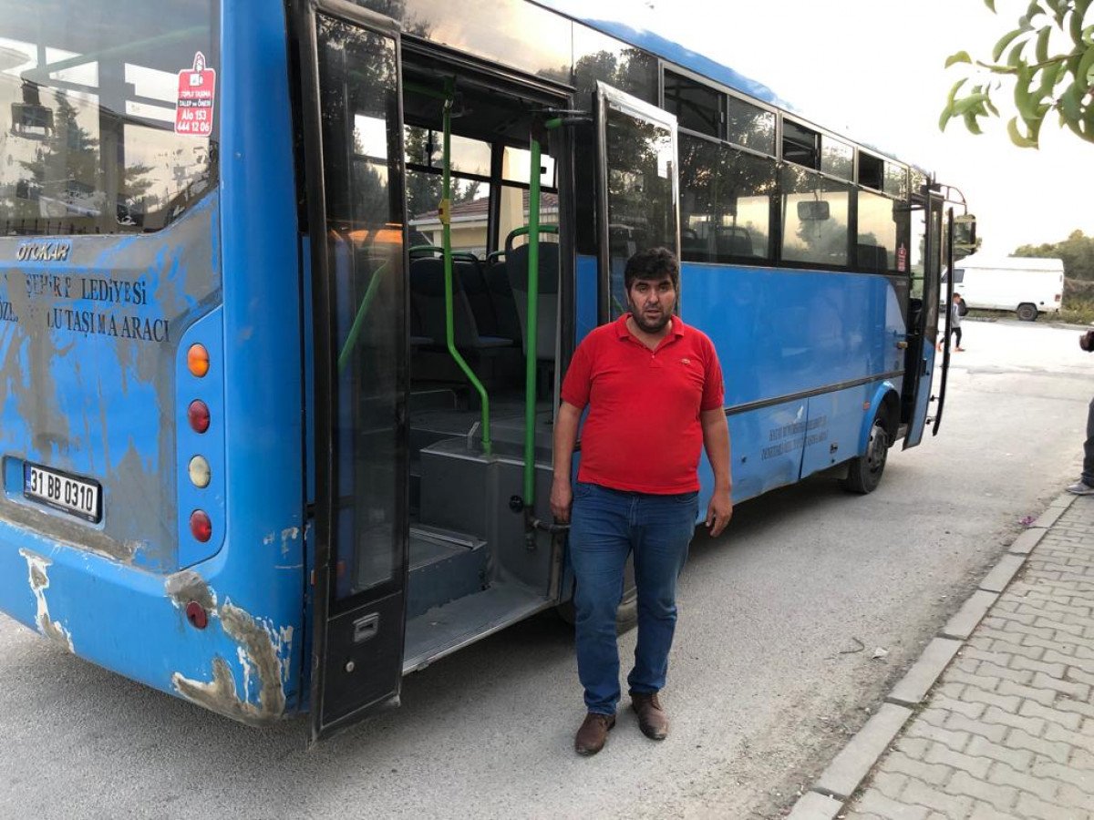 Hatay’da, bindikleri otobüste koltuk çaldılar