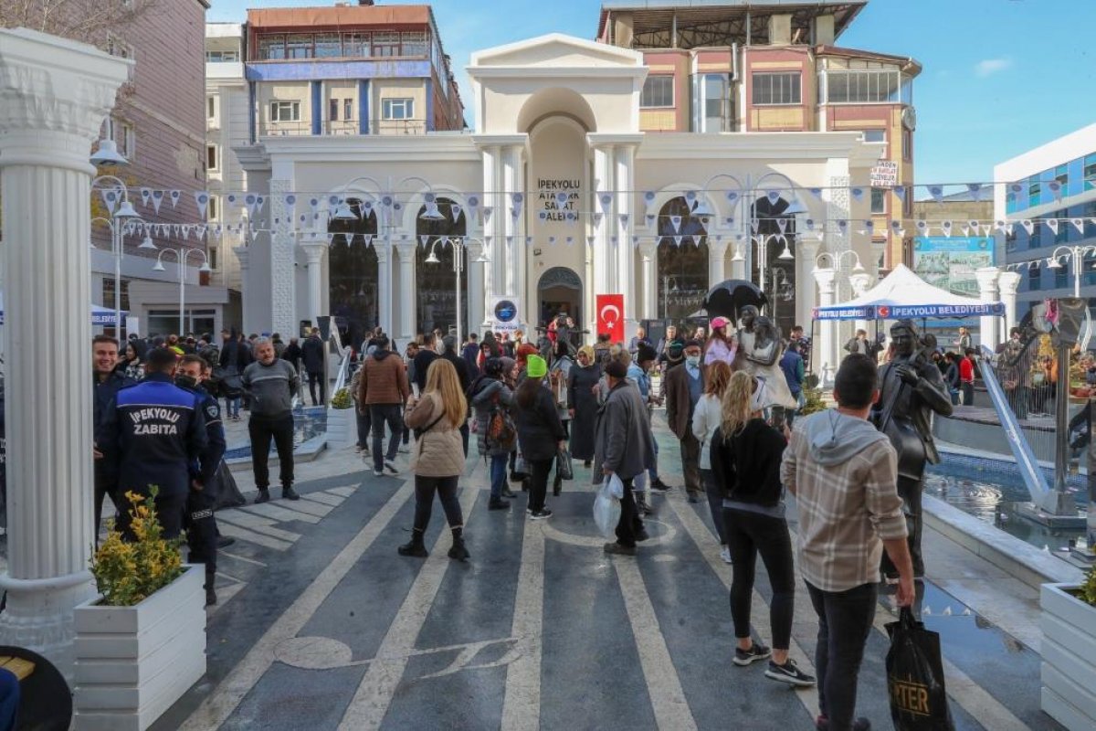 İpekyolu Belediye'sinin heykel yapım sanatı etkinliği