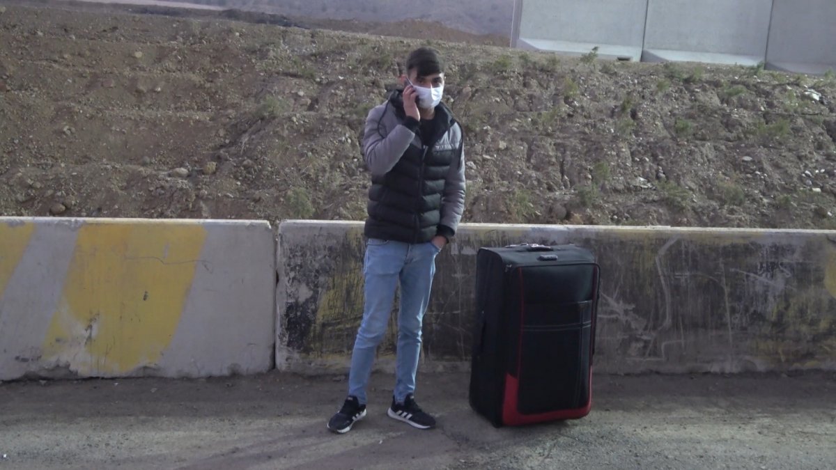 Kırklareli'de ablasının HES kodu ile seyahat etti