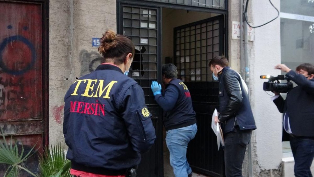 Mersin'de dolandırıcılara yönelik drone destekli operasyon!