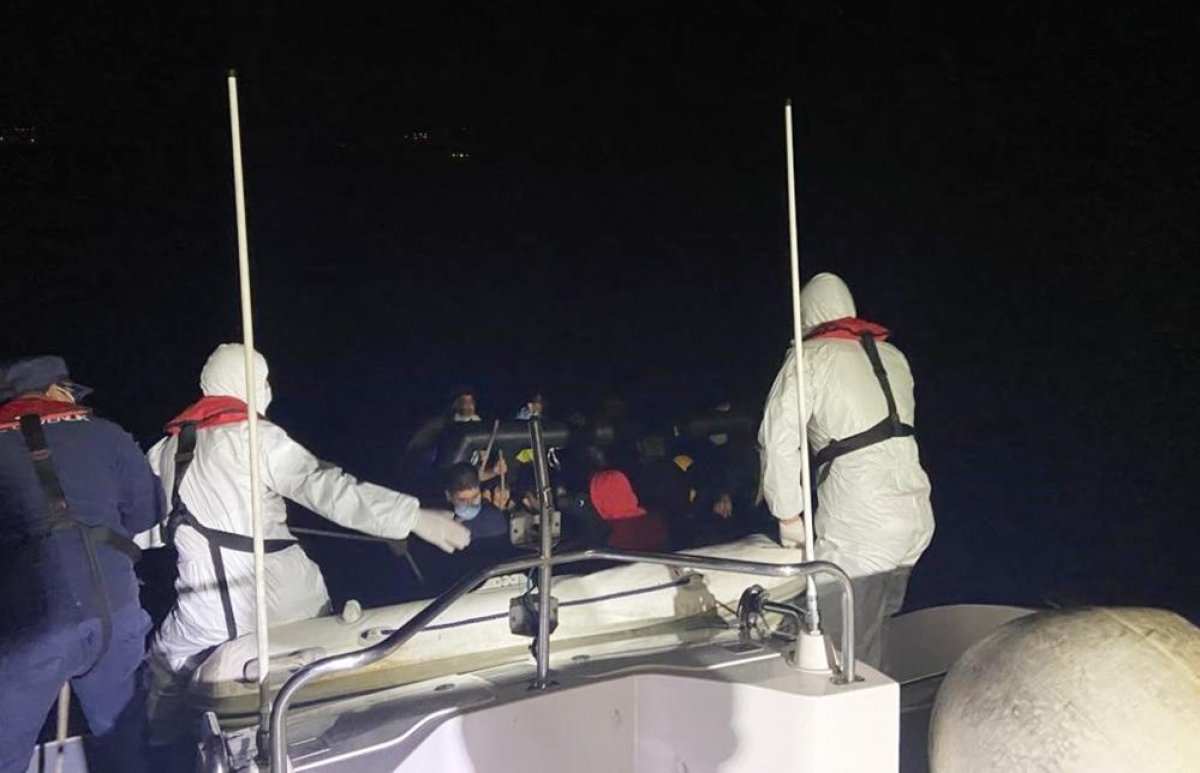 Muğla'da 58 düzensiz göçmen kurtarıldı