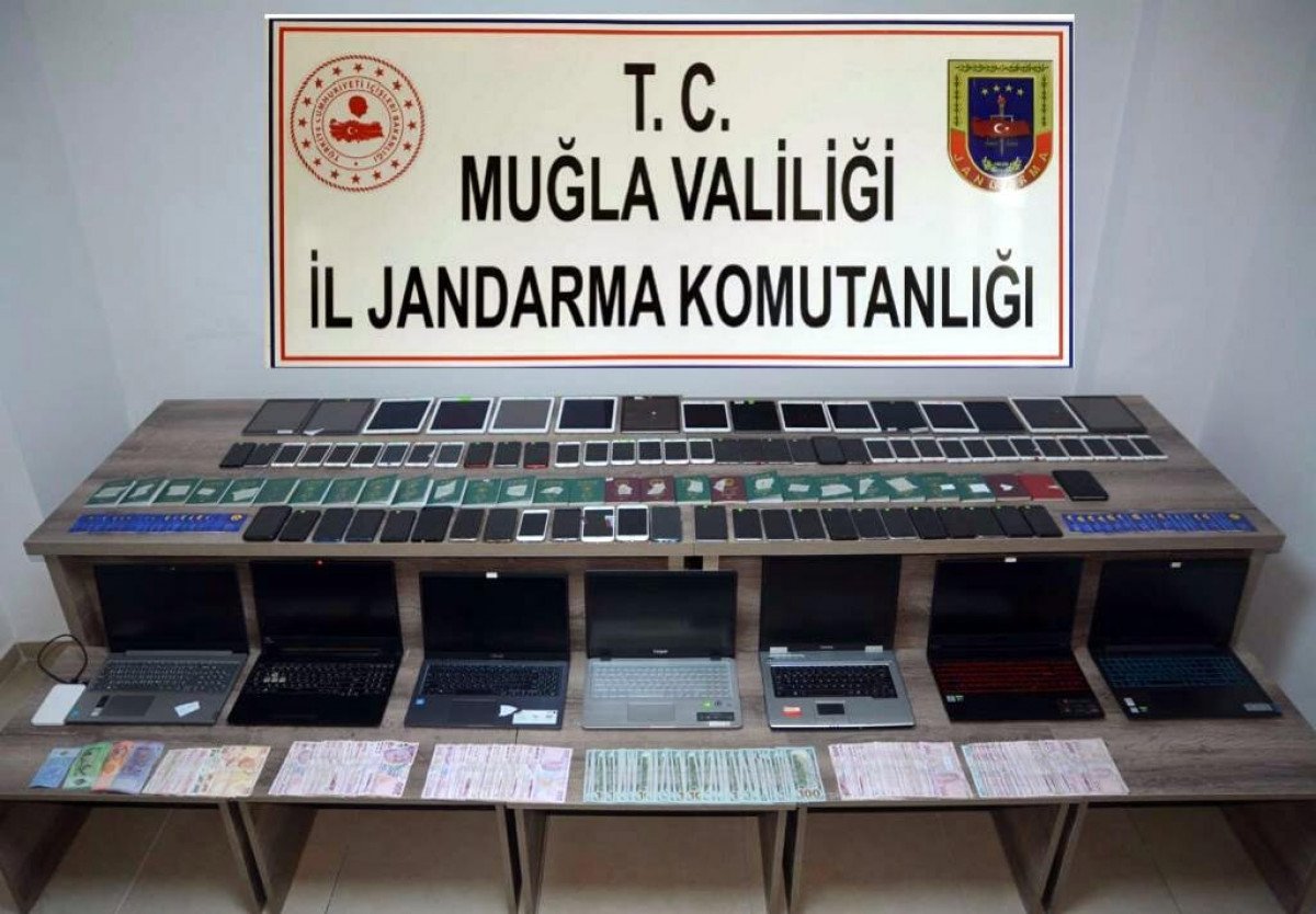 Muğla'da jandarma uluslararası suç örgütünü çökertti