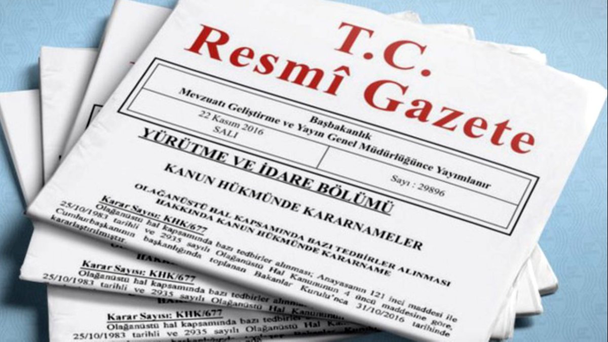 Resmi Gazete 29 Kasım 2021 | Resmi Gazete bugünün kararları