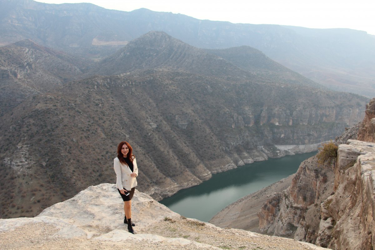 Siirt'in doğal güzelliğini gören Dubai'deki sunucu, bölgeyi ziyaret etti