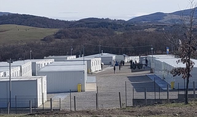 Bosna Hersek’te, AB desteği ile göçmen kampı inşa edildi