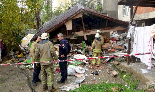 Pendik’te sigara yakınca evde patlama meydana geldi