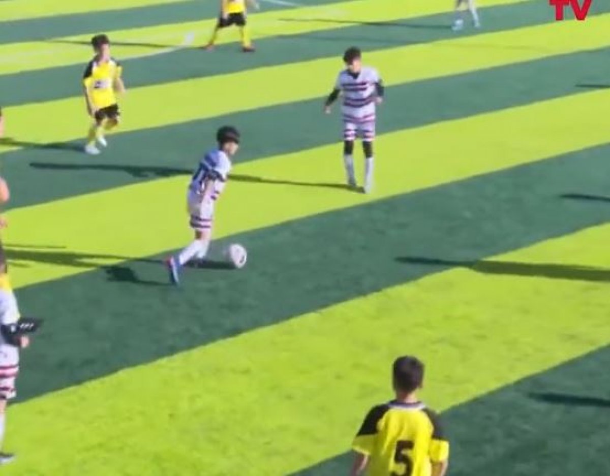 Altınordulu gençlerden tiki-taka resitali