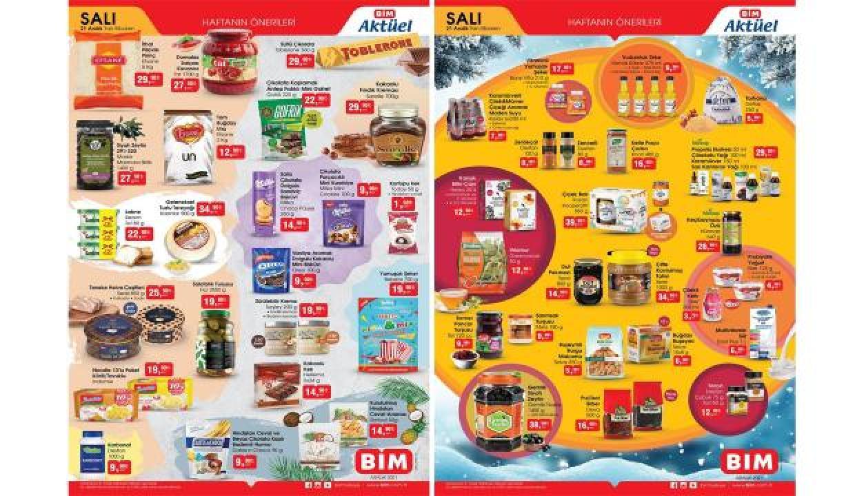 BİM Market 21 Aralık Aktüel Kataloğu! Bu Salı BİM&#039;de hangi ürünler indirimli?