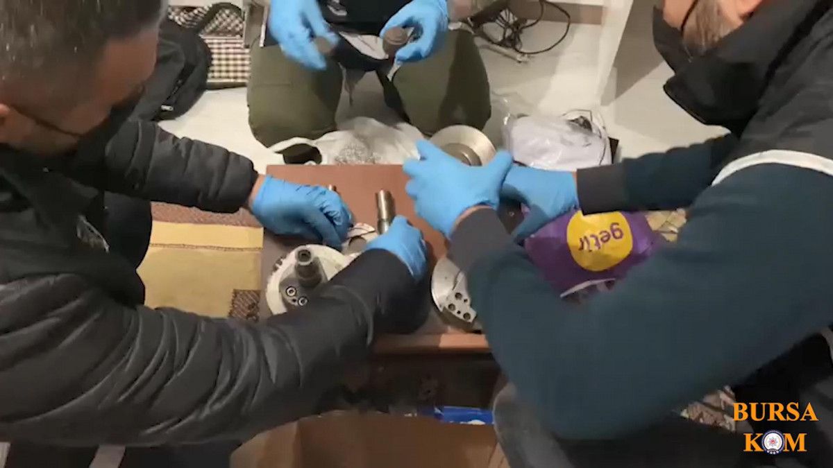 Bursa merkezli 'Kaçak altın' üreticilerine baskın