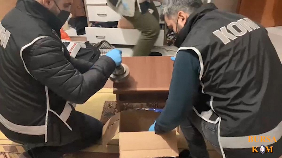 Bursa merkezli 'Kaçak altın' üreticilerine baskın