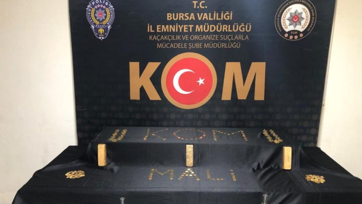 Bursa merkezli 'Kaçak altın' üreticilerine baskın