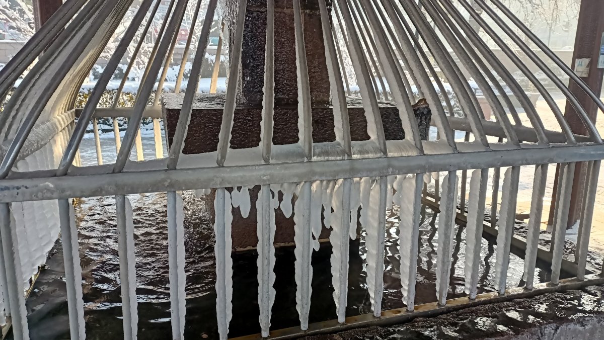 Erzurum'da hava sıcaklığı eksi 17'yi gördü