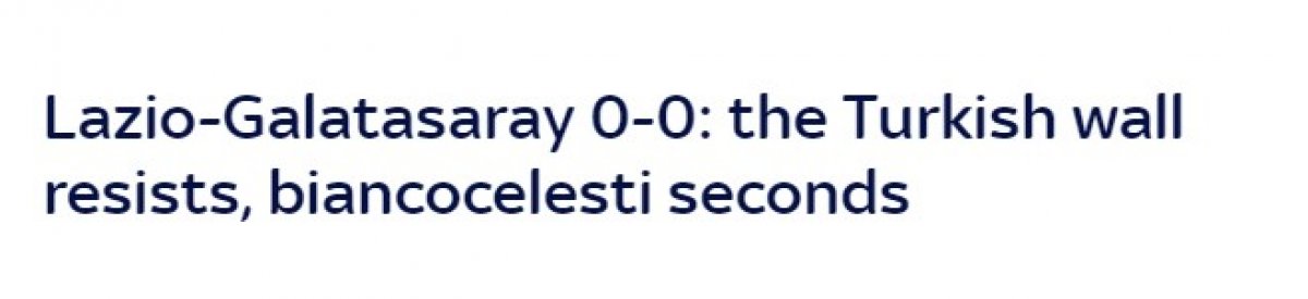 Galatasaray, İtalya basınında gündem oldu