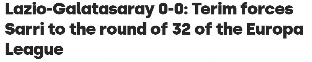 Galatasaray, İtalya basınında gündem oldu