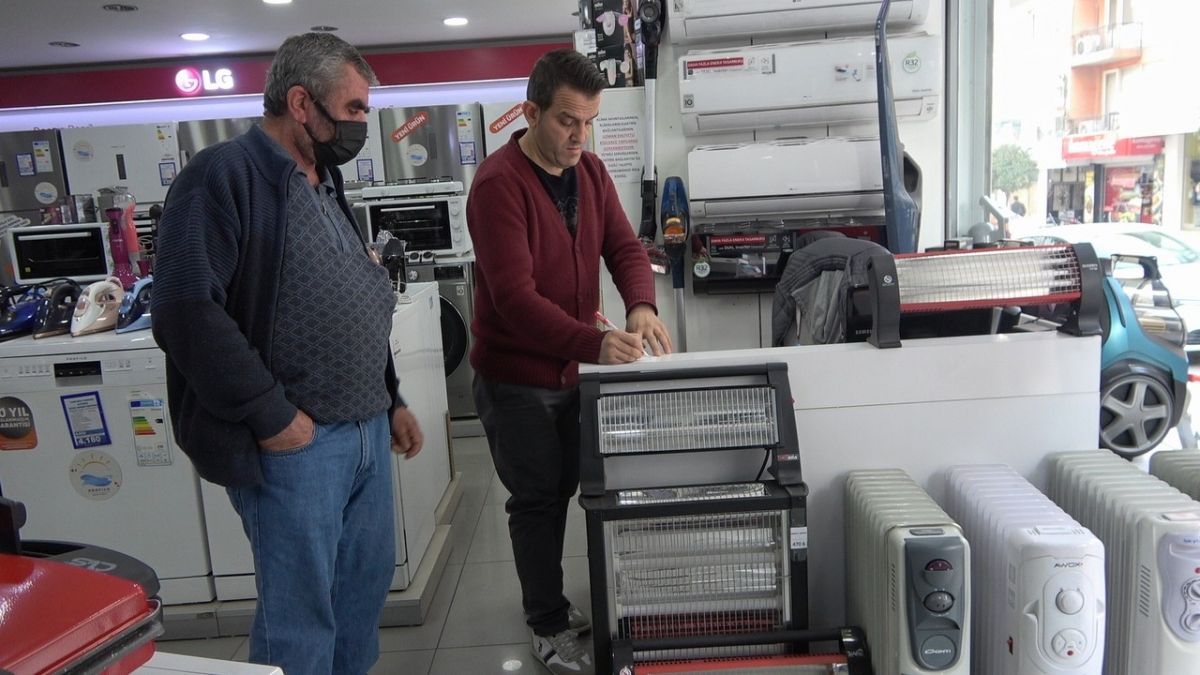 Havalar soğudu, elektrikli ısıtıcılara talep yüzde 40 arttı