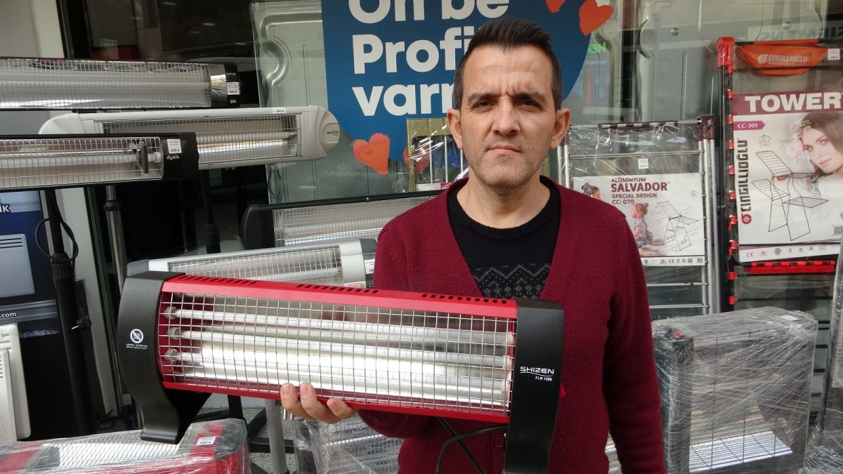 Havalar soğudu, elektrikli ısıtıcılara talep yüzde 40 arttı