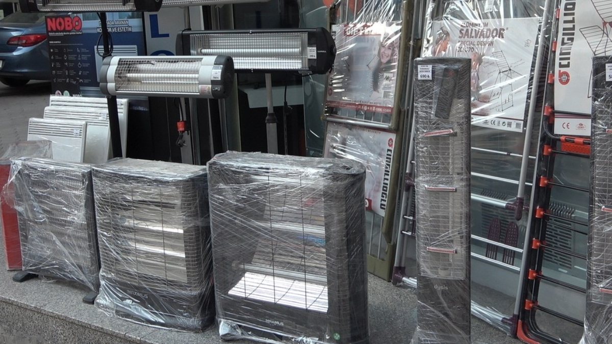 Havalar soğudu, elektrikli ısıtıcılara talep yüzde 40 arttı