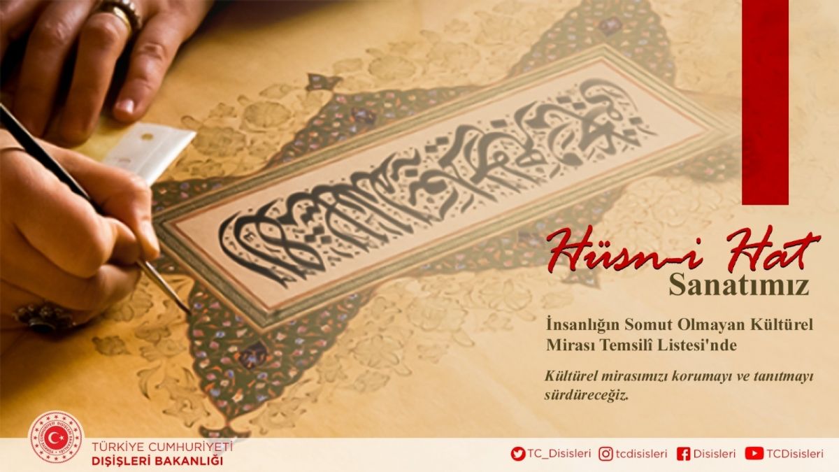 Hüsn-i Hat, insanlığın ortak mirası ilan edildi