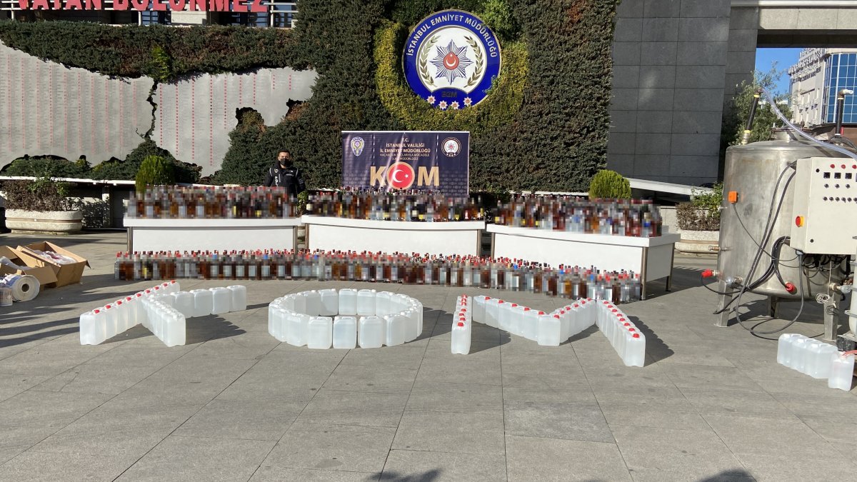 İstanbul’da yılbaşı öncesi sahte alkol operasyonu
